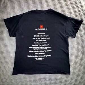 Black McDonald’s “As Featured In”Graphic T-Shirt